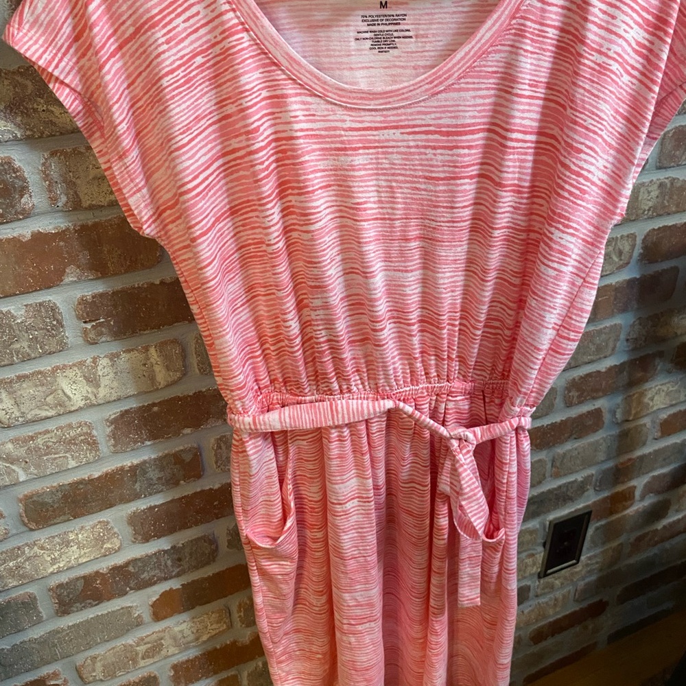 Sonoma Cotton Dress Pink Size M